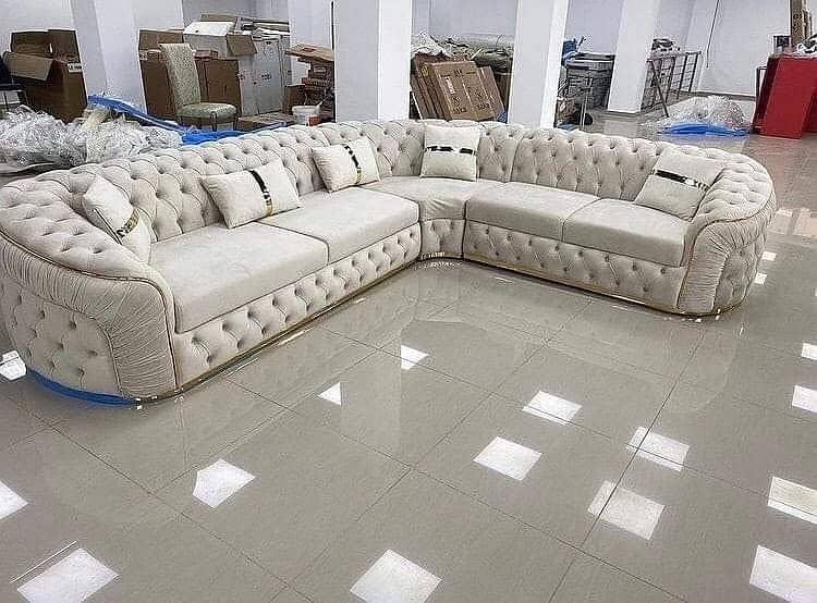 L-shape sofa set/Corner sofa for sale/7 Seater sofa/elegant sofa set 8