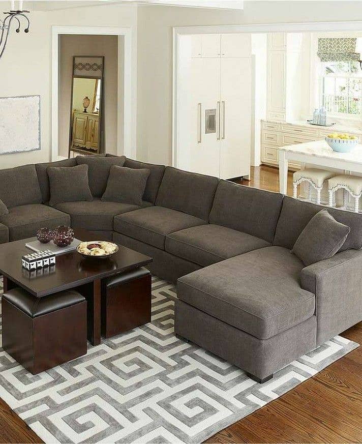 L-shape sofa set/Corner sofa for sale/7 Seater sofa/elegant sofa set 9