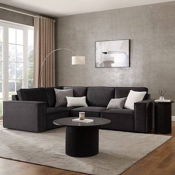 L-shape sofa set/Corner sofa for sale/7 Seater sofa/elegant sofa set 13