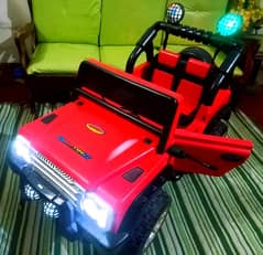 key start Jumbo size kids jeep car 2seater excellent condition All ok