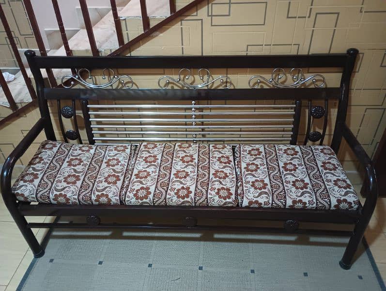 iron sofa set 3