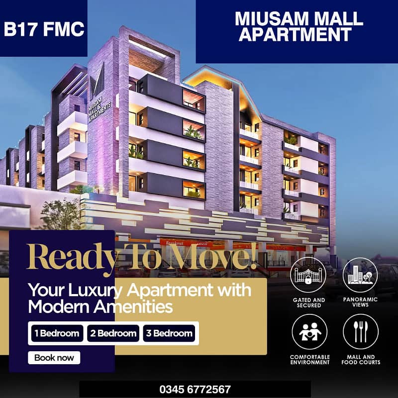 B17 FMC MIUSAM MALL APARTMENT CORNER EXECUTIVE 2 Bed Room Open Sun Facing 0