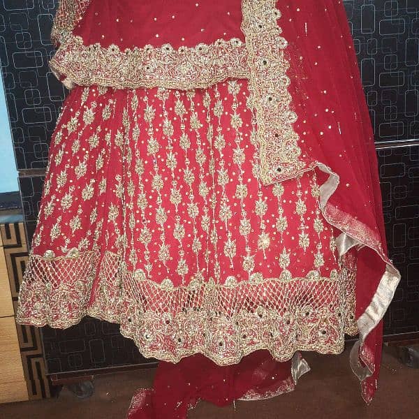 Nikah Lehnga Dress Chiffon Silk Lining Cancan Handmade Pouch Purse 1