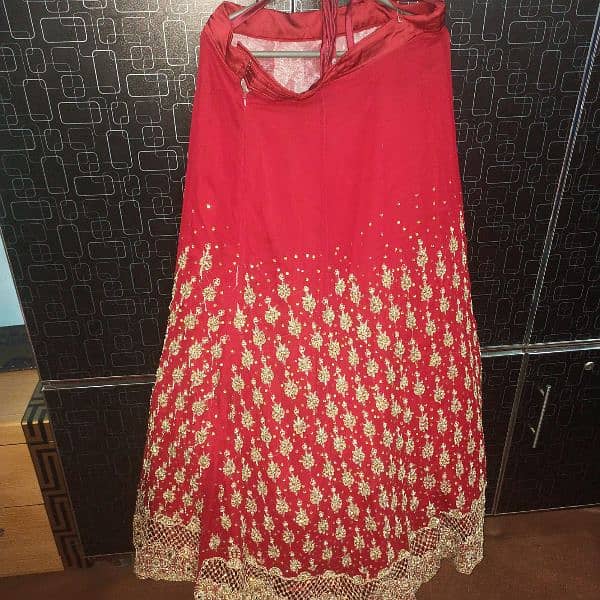 Nikah Lehnga Dress Chiffon Silk Lining Cancan Handmade Pouch Purse 7