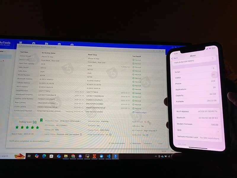 Iphone Xs Max Dual Physical PTA Approved 2