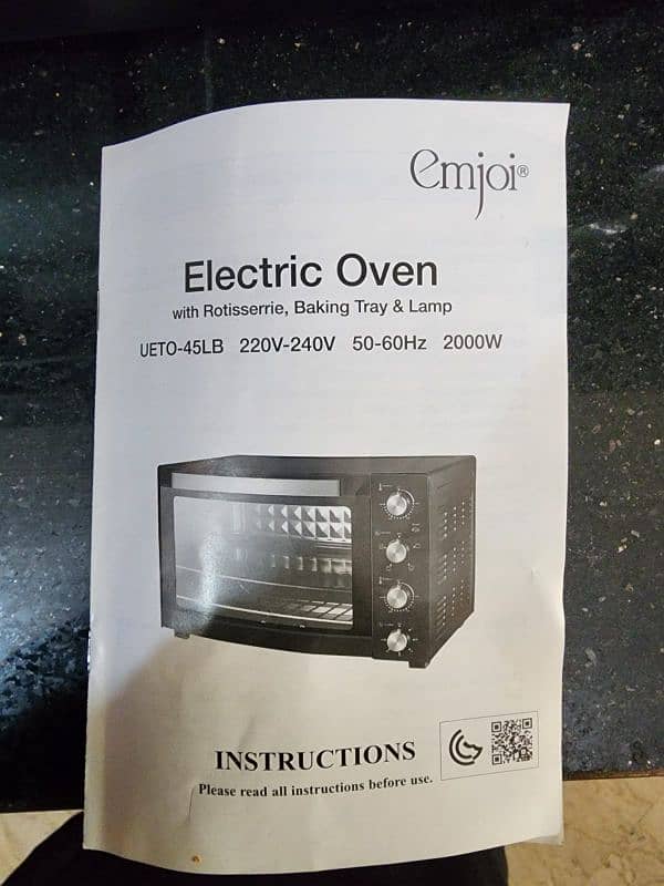 emjoi company electric oven came from Saudi Arabia 3