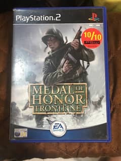 MEDAL OF HONOR FRONTLINE PS2 DVD FOR SALE