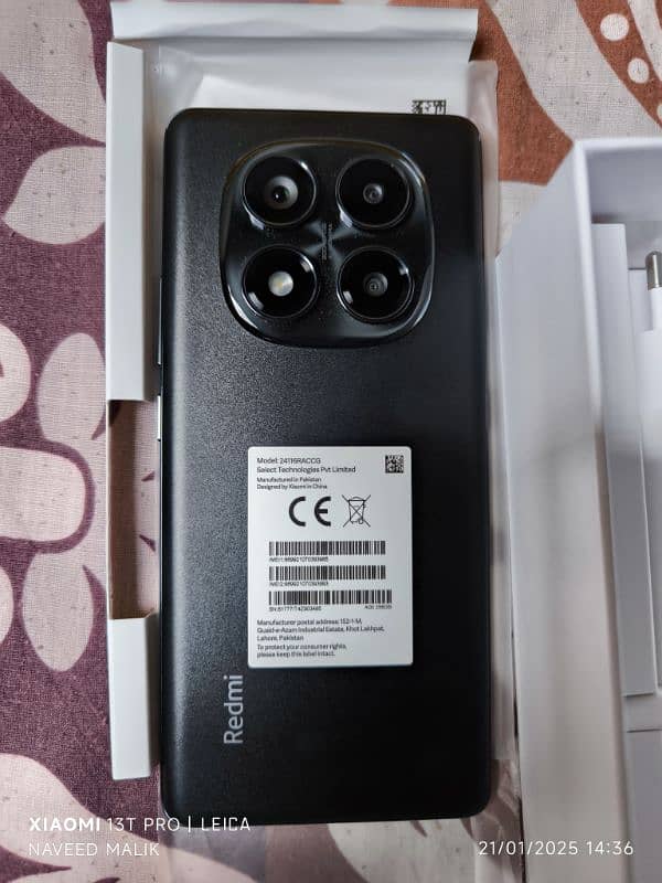 Redmi Note 14 pro 8+8/256 just box open non active 1