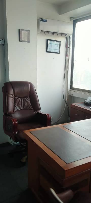 Sami furnished office for rent 500sqft in shahar e Faisal. 0