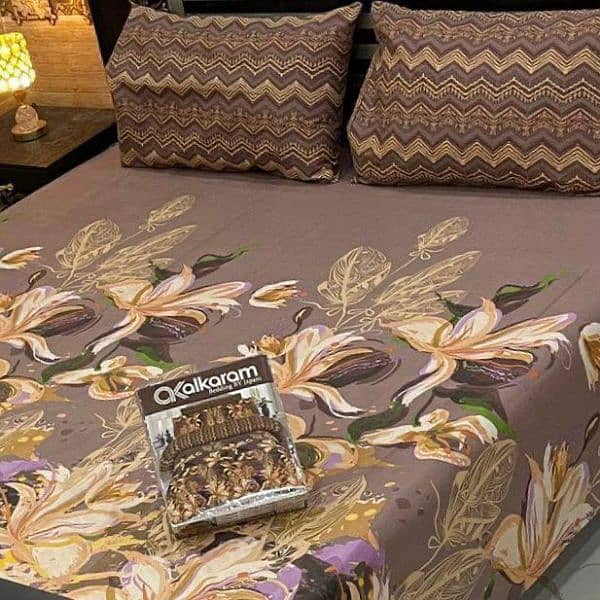 bedsheet Cotton fabric beautifull 1