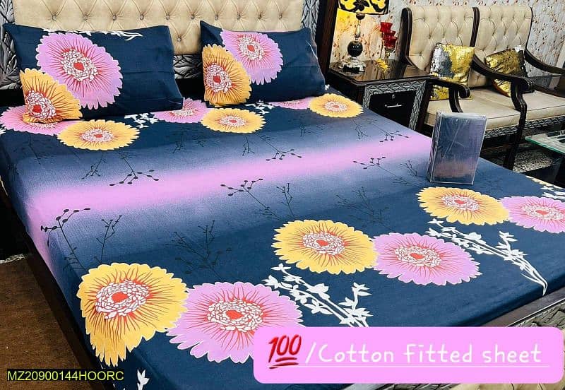 bedsheet Cotton fabric beautifull 4