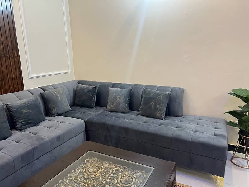 L Shaped 7 seater sofa 2