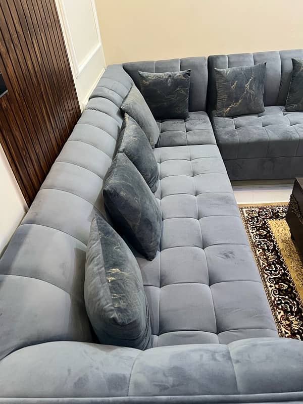 L Shaped 7 seater sofa 3