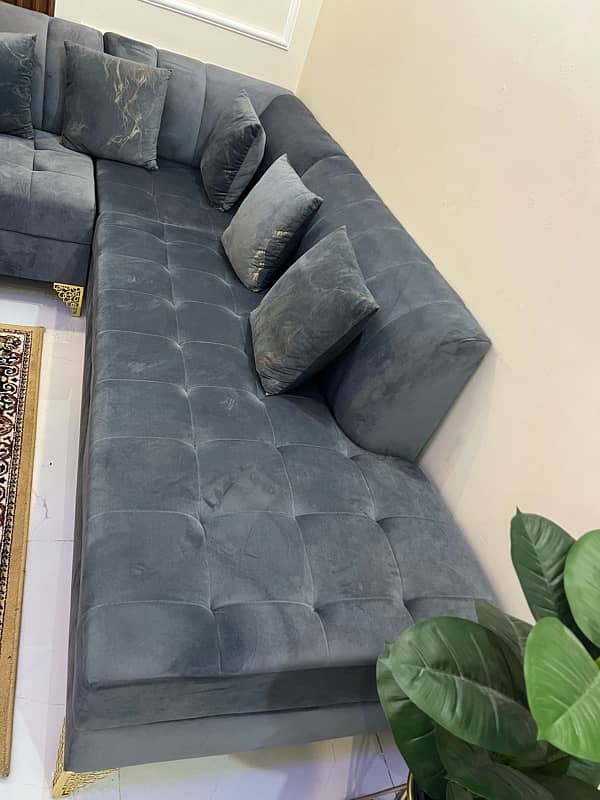 L Shaped 7 seater sofa 4