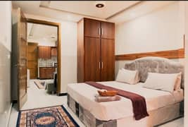 Fully furnished 1 Bed apartment Suites in Bahria town RWP Daily Basis