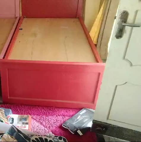 single wooden bed for sale 1