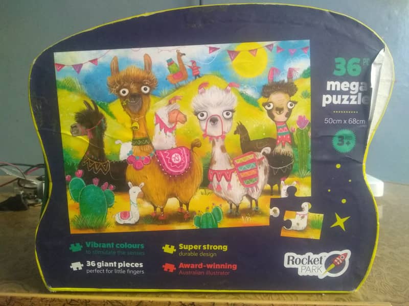 Branded Kids Toys Jigsaw Puzzel, Drawing Art Desk , Felt Creation Game 1