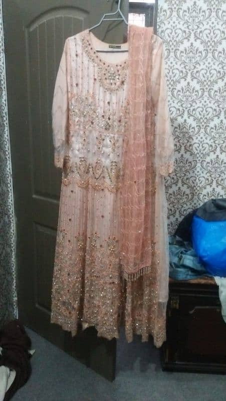 pre-loved maxi ,used only 1 time , Indian Jewellery work. 1