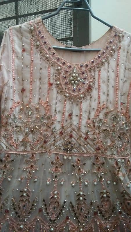 pre-loved maxi ,used only 1 time , Indian Jewellery work. 4