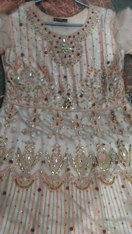 pre-loved maxi ,used only 1 time , Indian Jewellery work. 6