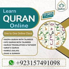 contact for learning Quran with tajweed