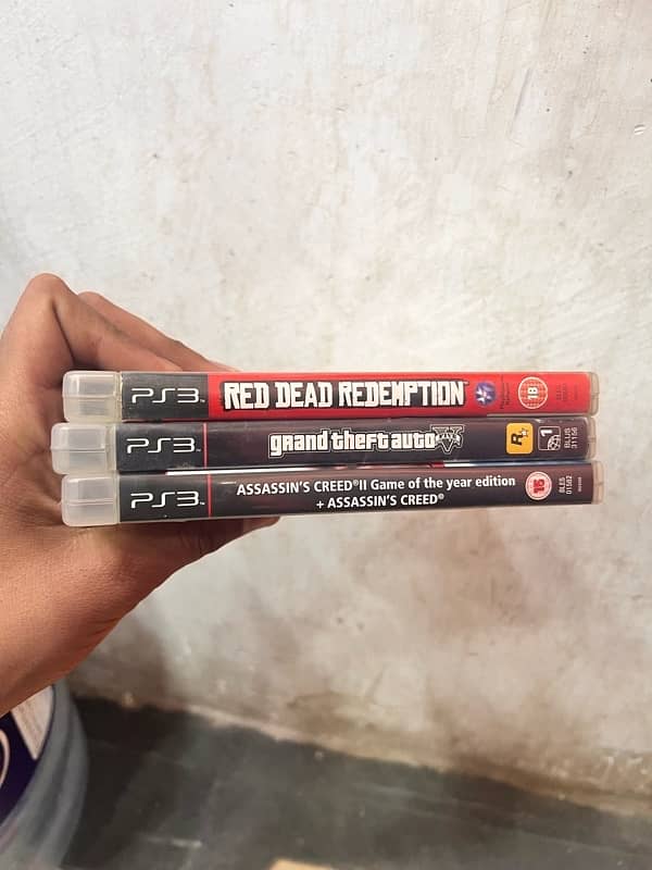 PS3 GAMES GTA,RDR,ASSASSINS CREED 2 0