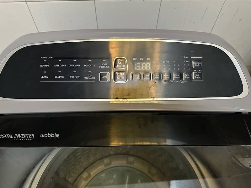 Samsung 11kg Top Load Automatic Washing Machine – Almost New! 7