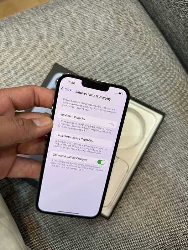 Iphone 13pro 128Gb Pta Approved with Box 4