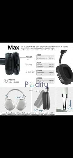 P9 pro max headphones