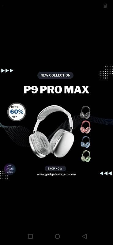 P9 pro max headphones 2