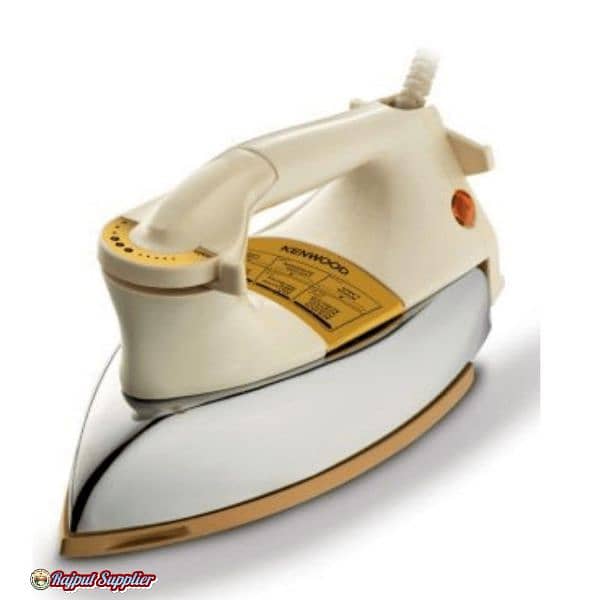 versatile dry iron - 1200 watts - temperature control all fabric types 1