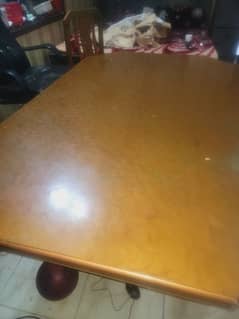 dining table with 6 chairs good condition