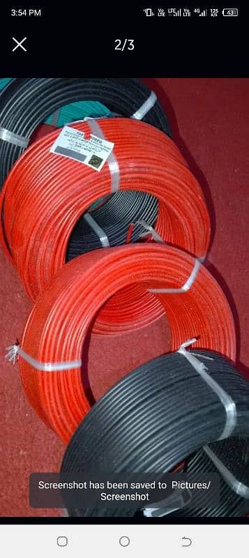 1coil =90 meters fast cable 729 full gauge   prize 10k each wire 1