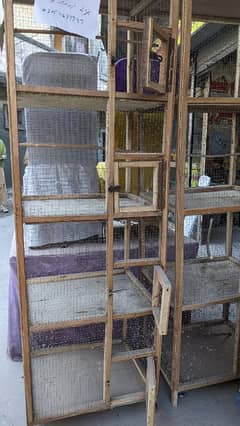 Hen cage,pigeon cage . 4 floor cage . mingra for hens