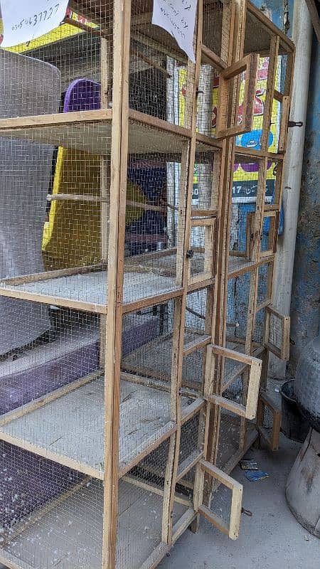 Hen cage,pigeon cage . 4 floor cage . mingra for hens 3