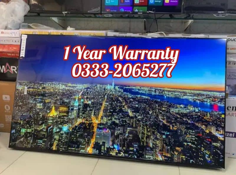 75 INCH SMART LED TV 4k voice command One Year Warranty 1