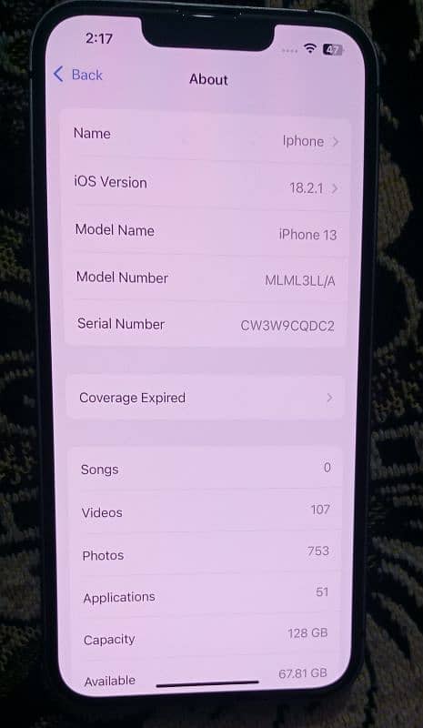 Iphone 13 128gb non pta jv 3