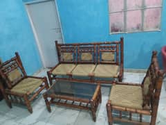 Sarkanda sofa set with table