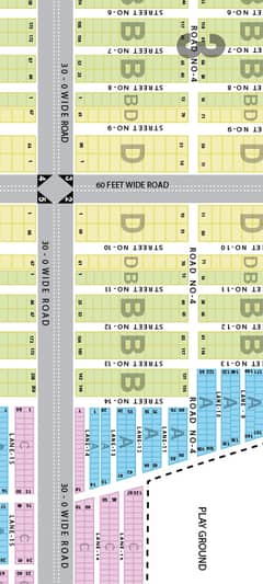 Lease Map Approve 240 Sq Yd Plot Sale In Saadi Town Block 3 Scheme 33 Karachi (1st Belt)