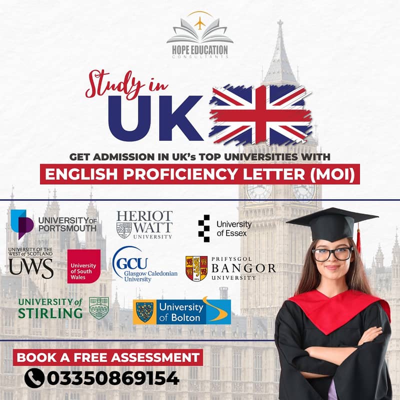 Studying in the UK with low fees. 2