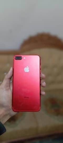 iphone 7+ red clur 128gb pta approved all ok water pack10/10 condition