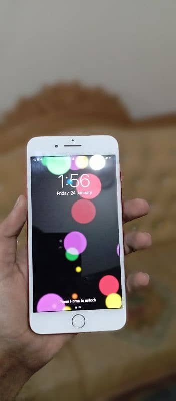 iphone 7+ red clur 128gb pta approved all ok water pack10/10 condition 4