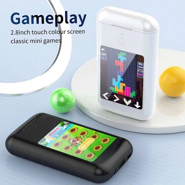 TF20 3-in-1 Earbuds Power Bank Display Noise Reduction & Touch Control 1