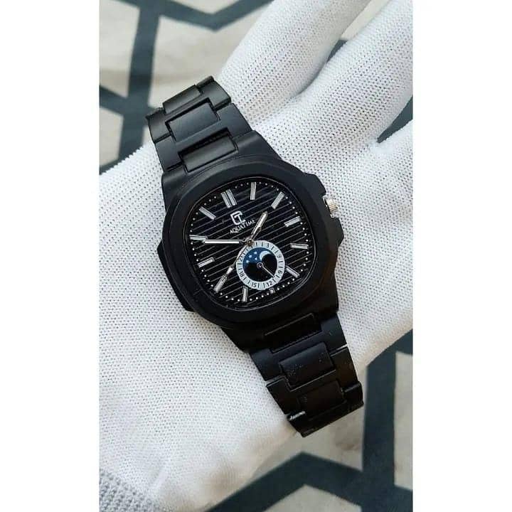 Waterproof & Trendy Men's Movement Quartz Watch 2