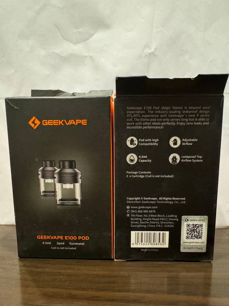 Geek Vape /Sonder U /Wenax Q /Wenax S-C Vape/ Pods /flavours 5