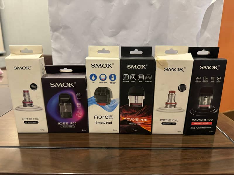 Geek Vape /Sonder U /Wenax Q /Wenax S-C Vape/ Pods /flavours 7