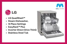 LG Dishwasher with Inverter Direct Drive