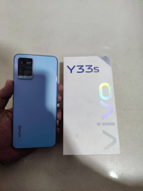 Vivo Y33s 8+4/128 With Box Charger 0