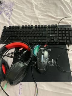 RGB gaming keyboard,RGB headset,RGB mouse