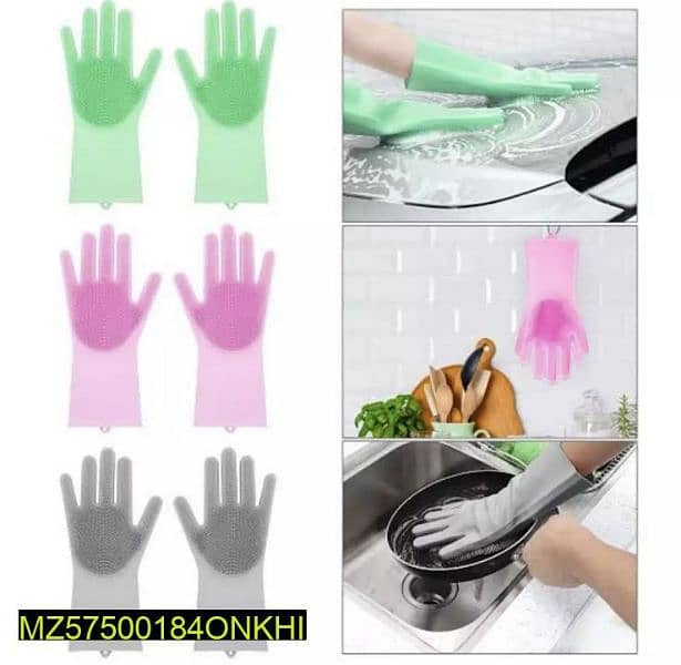 rubber magic dishwashing gloves 2